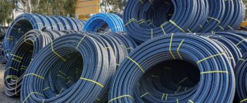 Acu-Water PE Pipes for water transport. A good alternative for PVC water pipe