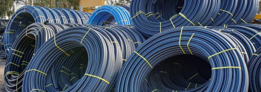 Acu-Water PE Pipes for water transport. A good alternative for PVC water pipe