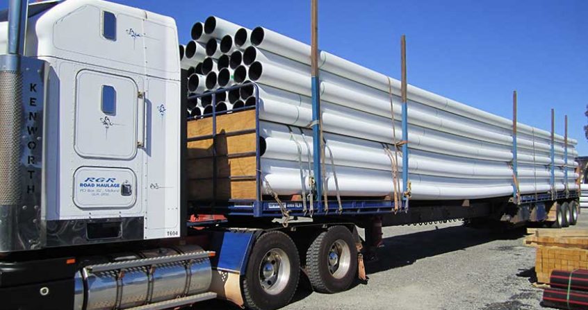 White Acu-Tech Pipe