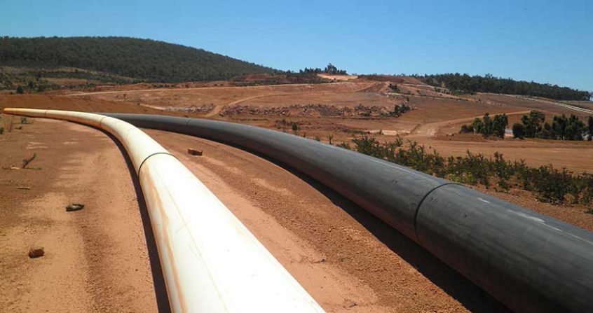 PE pipes for the mining industry