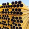Yellow HDPE Gas Pipe for high pressure gas main on Site – Fully Yellow Poly Pipe