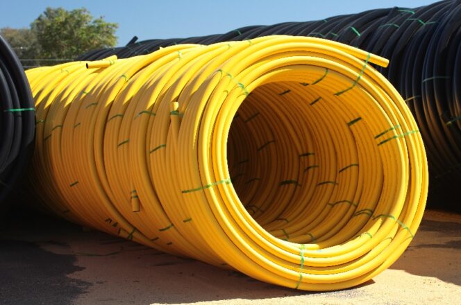 Acu-Gas Yellow Coil Fully Yellow Exterior Gas Pipe Manufacturer