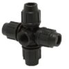 Compression Fitting Cross with Threaded Offtake