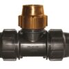 Compression Fitting Poly to Copper Tee