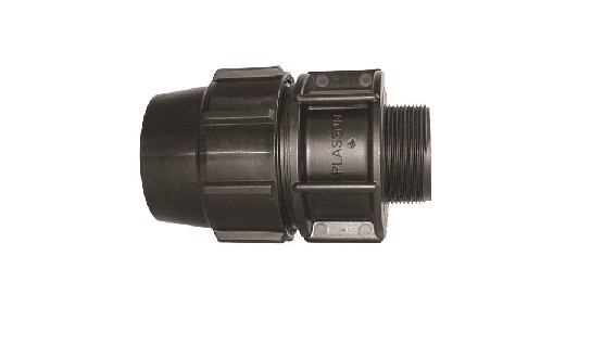 PE Compression Fitting Male Adaptor