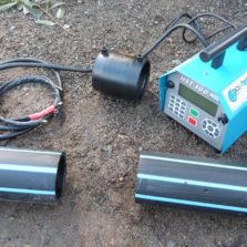 Electrofusion Pressure Welder on Site