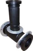 Acu-Tech Fabricated Pipe Fitting Custom Tee with Flanges