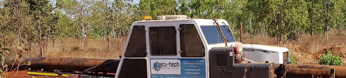 Acu-Tech Tracked Butt Welder Rental on Site