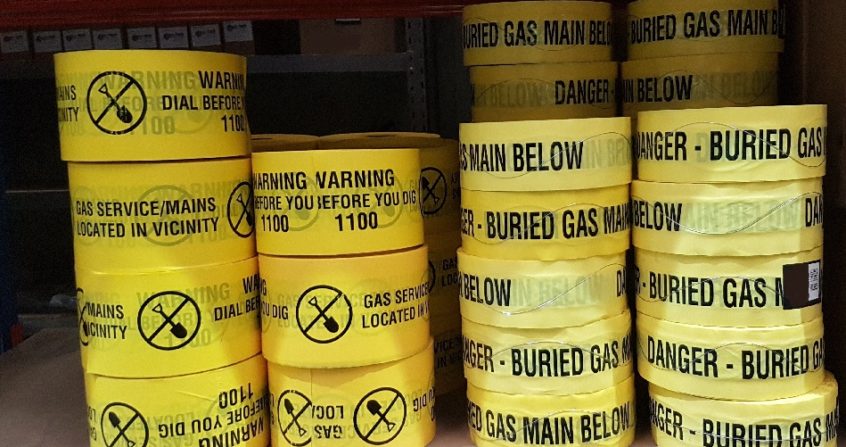Gas Detectable Marking Tape - Sml