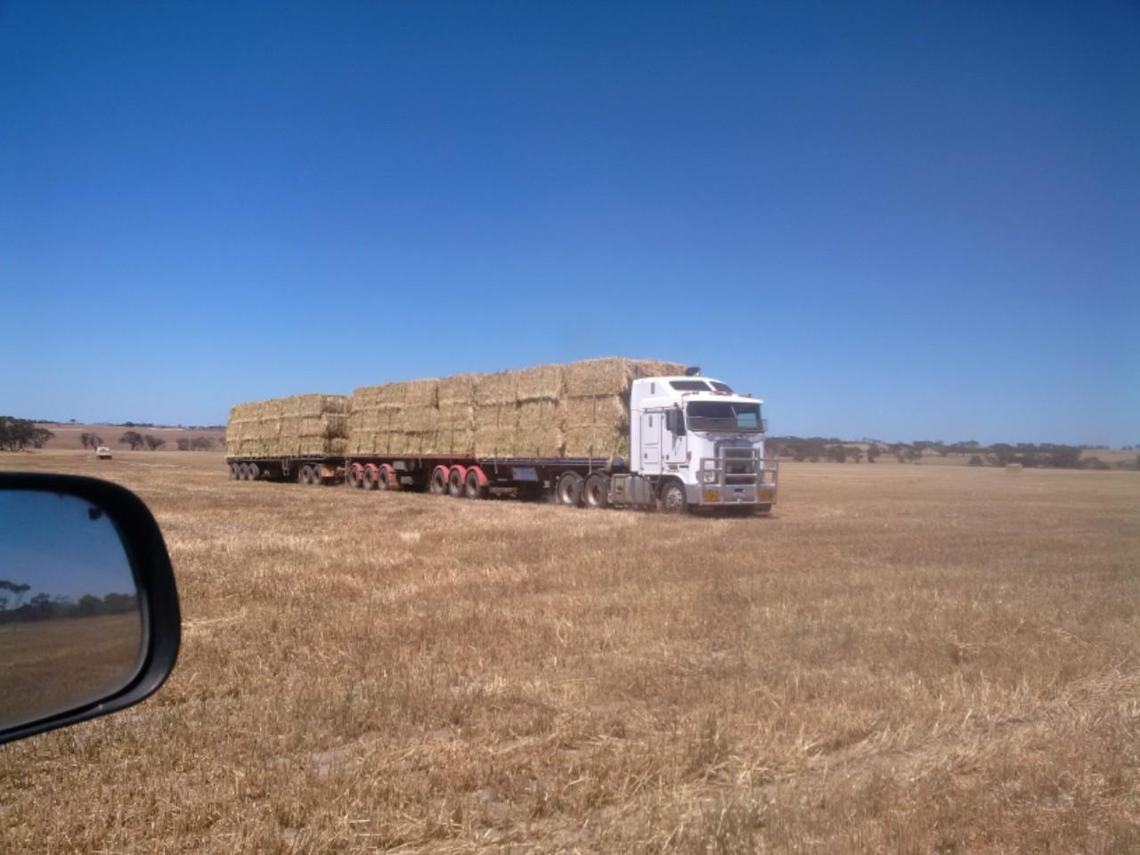 A Hay Truck bound for NSW