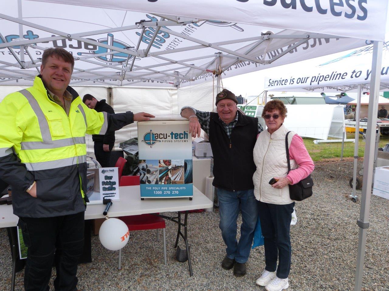 Acu-Tech at Dowerin Field Day - Rural PE Compression Fittings, Poly Compression Fittings, Poly Hand Fittings