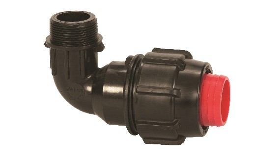 Rural Compression Fitting 90 Male Elbow
