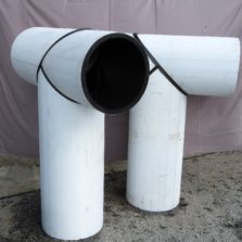 HDPE Fabricated White Tee