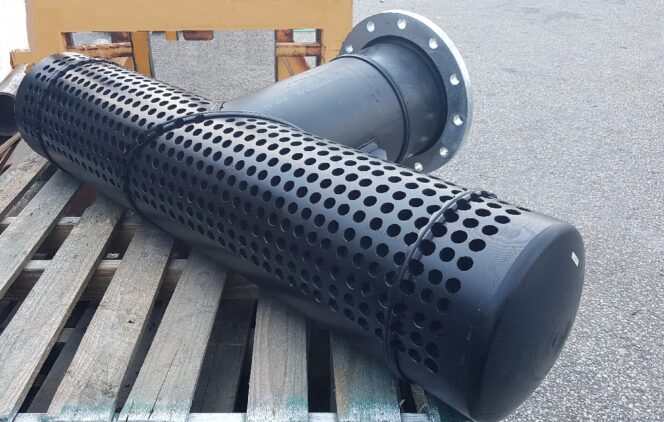 HDPE Sieve Poly Strainer - HDPE Pipe Filter (4) - Sml