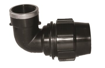 90 degree Elbow with Female End Compression Fittings