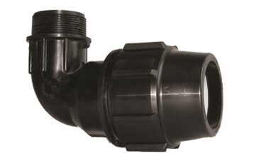 90 degree Elbow with Male End Compression Fittings