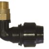 90 degree elbow with brass thread Compression Fitting
