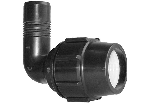 Metric Elbow Adaptor Compression Fitting