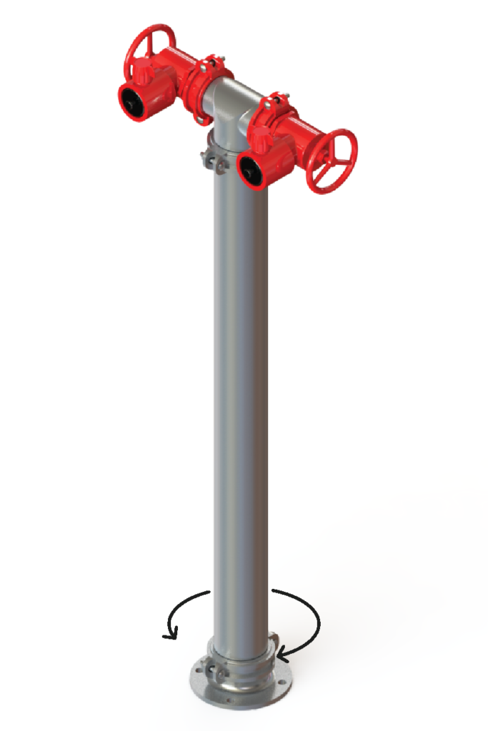 Fire Hydrant for HDPE Fire Main Outlets AcuTech Piping Systems