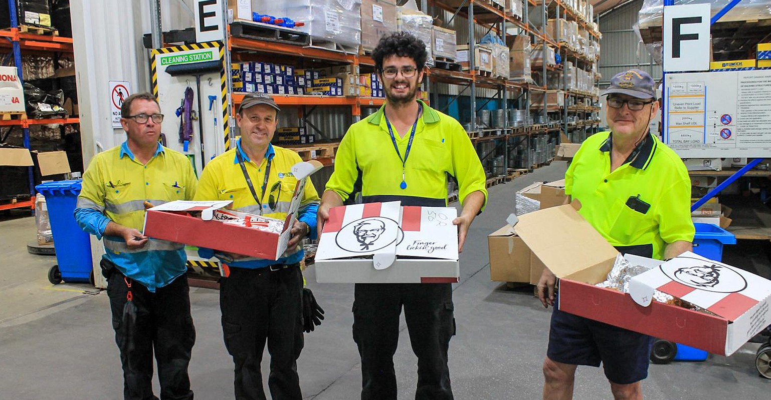 Happy Warehouse Staff