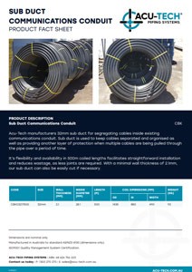 HDPE Pipe Systems Catalogue