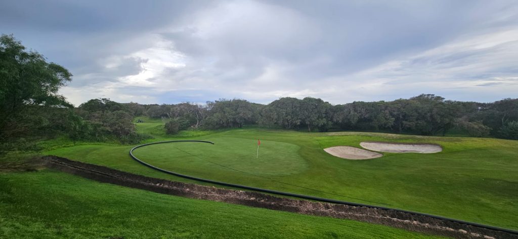 Poly pipe projects, Albany Golf course, Irrigation, Acu-Tech Piping Systems