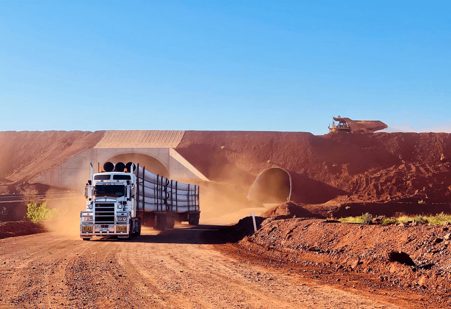 HDPE pipe recycling mining program supports the circular economy.