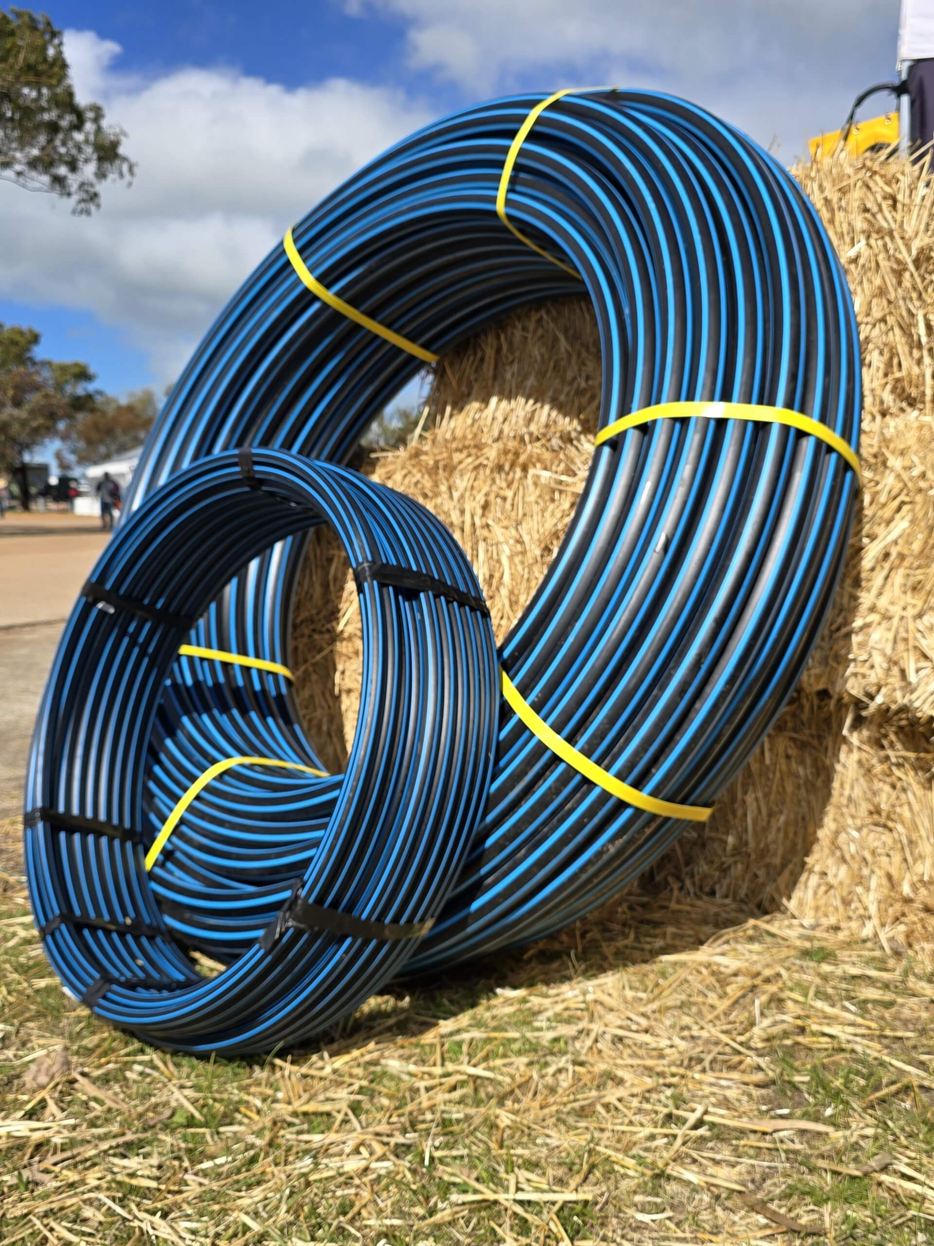 Rural HDPE PE100 poly pipe